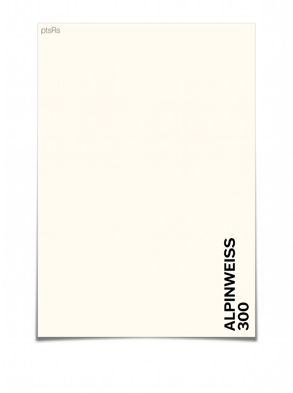 ptsRs Alpinweiss 300 - 12x16 Color Print